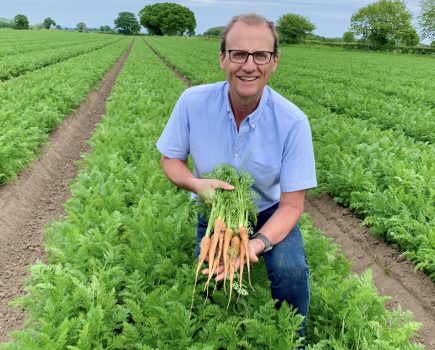 A great bunch: British farmers rally for home-grown carrots this National Carrot Day