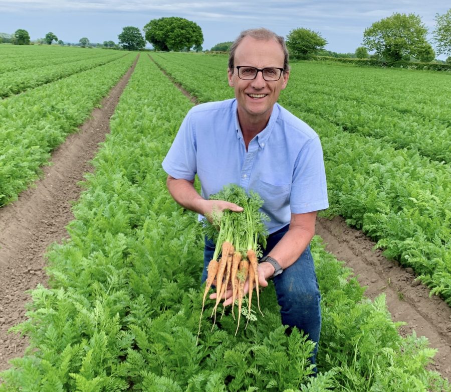 A great bunch: British farmers rally for home-grown carrots this National Carrot Day