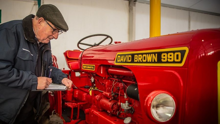 David Brown anniversary at Newark Vintage Tractor Show
